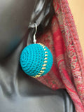 Halartizian Christmas Crochet Sphere Earrings
