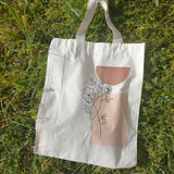 Merasia Handmade White Tote Bag