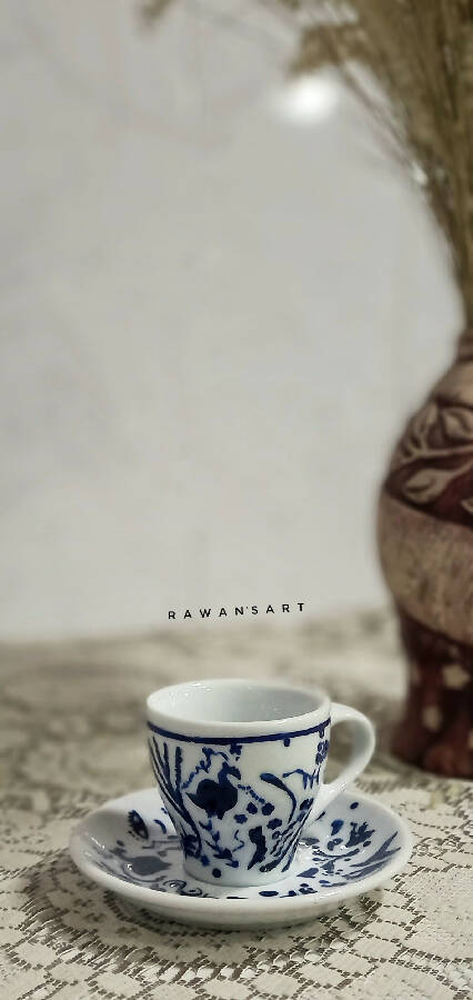 Rawan's Art Hand Painted Coffee Cups