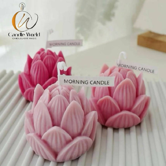 Candle World Handmade Lotus Candle