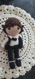 Handmade By R.F Handmade Bride and Groom Crochet Dolls