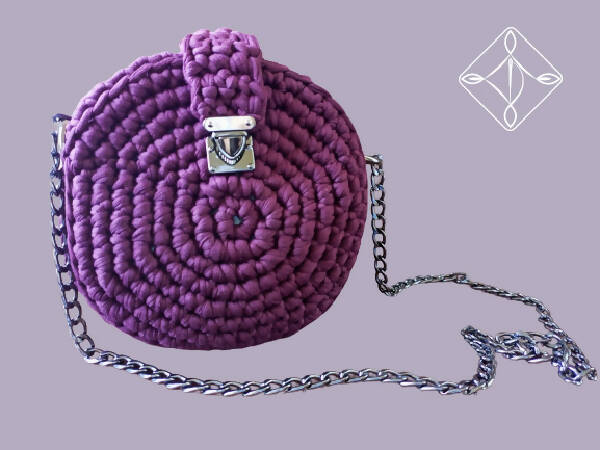 Sufism Factory Handmade Purple Bag