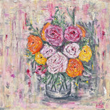 Jamilee Artworks Handmade Floral Painting 60*60 cm