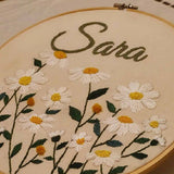 Malak for Embroidery Handmade Embroidered Hoop 27 cm