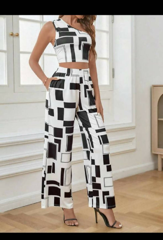 Fashion Beauty Style 7 Set Pants With Top For Women