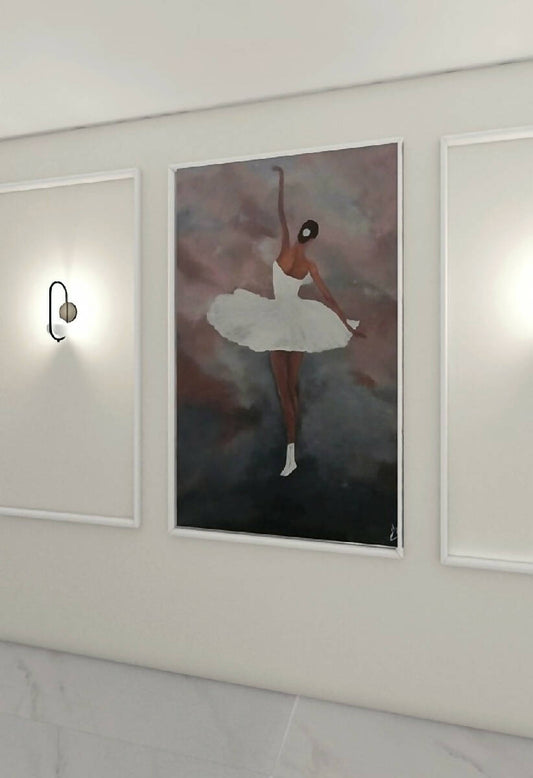 Rawan's Art Ballet Dancer Painting