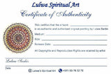 Lulwa’s Spiritual Art Luxurious Handmade Mandala 65*50 cm