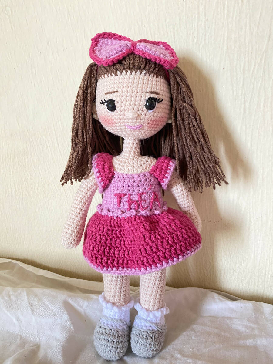 Handmade By Noha Croche Doll Thea