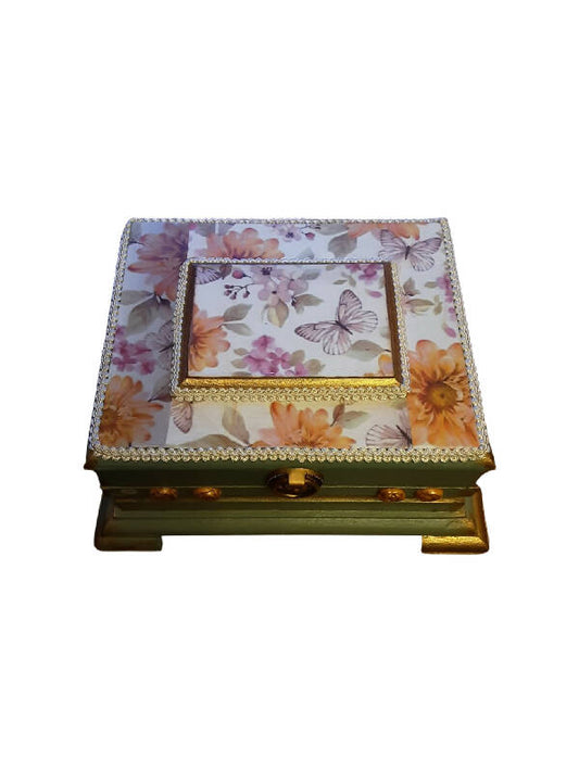 Soleil.handcraft Handmade Wooden box 20cm×27cm