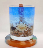 Candelight Handmade Blue Sea Gel Wax Candle