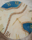 Resin Adventure Handmade Clock