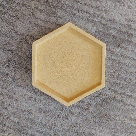 Glamour by Rima Handmade Hexagon Coaster Stone Structure 0.124 kg
