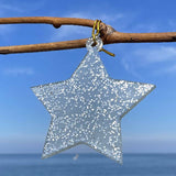 Julyana Chehab Handmade-Christmas Deco-Grey Star-Ready-6 cm