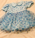 Rita Fashion Kids Turkish Blue Dress For Girl size 2 y 3 y 4 y