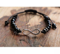 Thumbnail for Belle Beads Black Crystal Bracelet