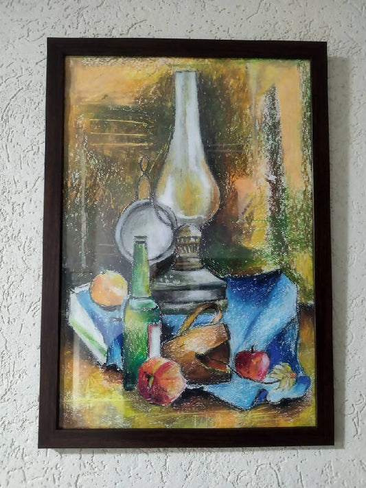 Arts & More Handmade Gallery Art Heritage Oil Pastel Painting (54*37cm)