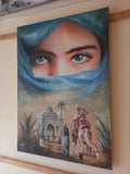 Mohammad Houmani Art Lebanese Handmade Fantasy Painting 100 x 80 cm