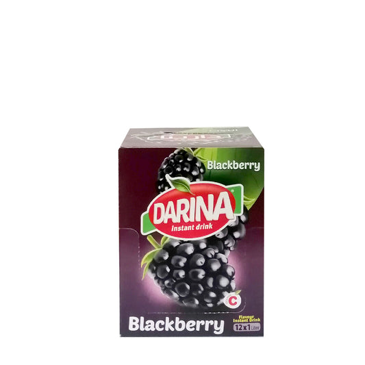 Darina Blackberry Instant Drinks 12 * 1 L دارينا شراب التوت