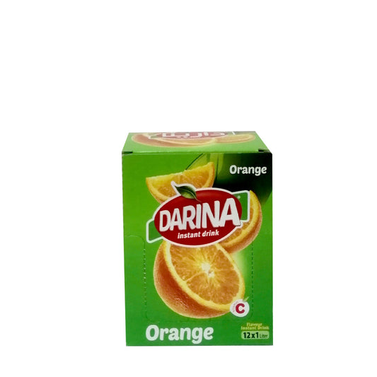 Darina Orange Instant Drink 12 * 1 L  عصير دارينا برتقال شراب