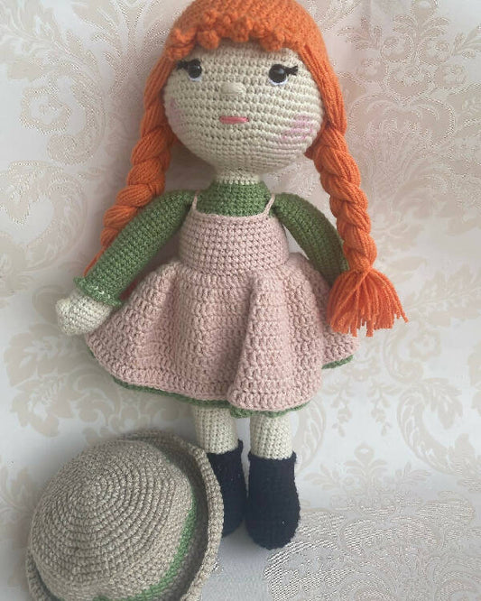 Handmade By Noha Handmade Crochet Doll Anne height :30 weight :100gr