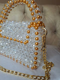 Lulua Stitches Handmade Royal Crystal Bag