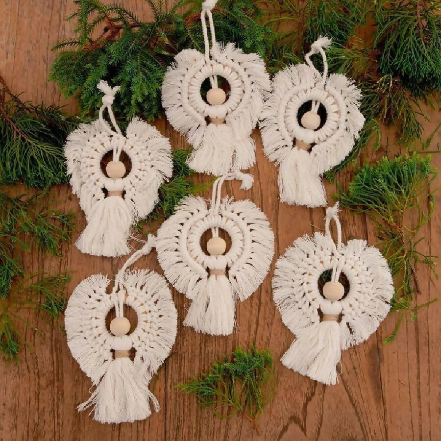 REYA's Macrame Angels (6 pieces)