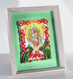 Moon By Mona Hand Made Embroidered icon "The Annunciation"