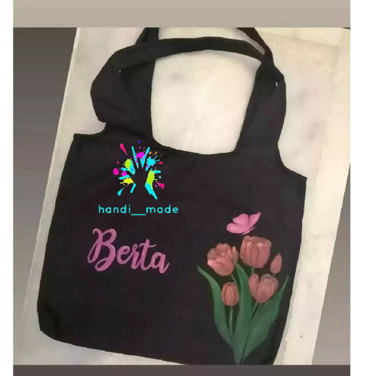 handi___made Customized Hand Painted Tote Bags