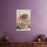 inspire.inc Lebanon Baalbek Temple of Bacchus Art Metal Poster 20x30cm/30x40cm/30x60cm