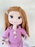 Handmade By Noha Handmade Crochet Doll Nana weight 90gr Height 30 cm