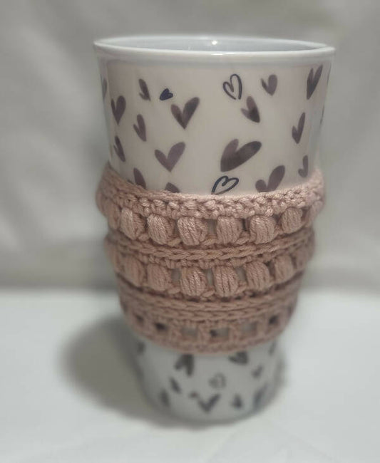 It’s So Yarn Handmade Crochet Bean Cup Cozy