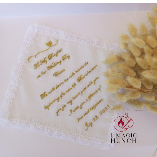 LMagicHunch Handmade Embroidered tissue 15g