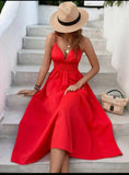 Fashion Beauty Style 7 Red Summer Long Dress For women