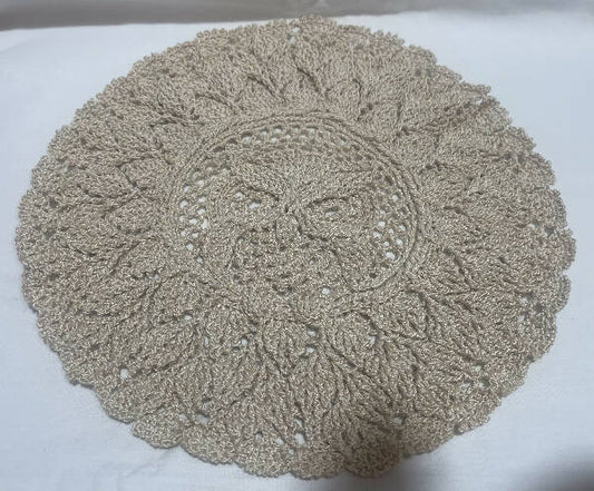It’s So Yarn Handmade Crochet Owl Placemat