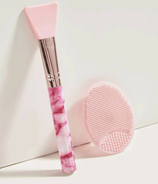 Oh La La EXpress Facial Sheet Brush & Face Cleaning Brush set of 2 pcs