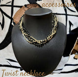 Accessoires by Madeleine Handmade Jewelry High quality Twist Necklace Freshwater pearl Length 33cm