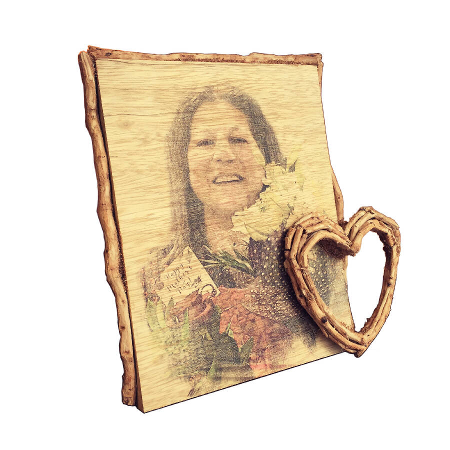 Oaksome Handmade Wood Portrait