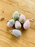 Roudainas Art Crochet Easter Eggs Pastel