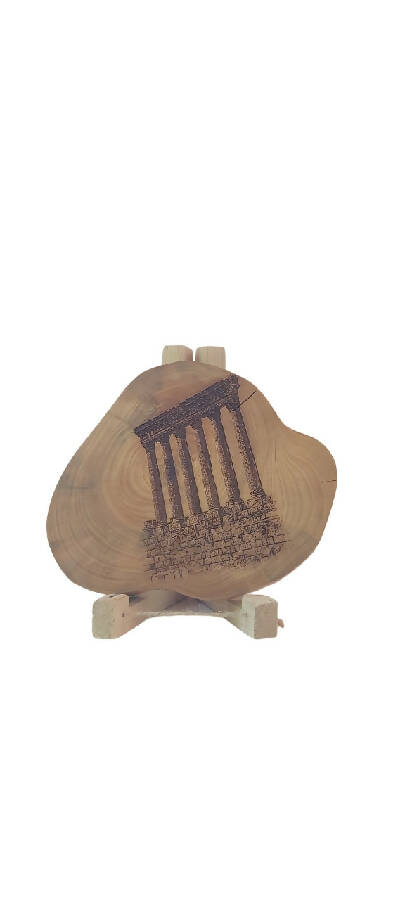 Life To Wood Laser Engraved Wooden Board For Baalbek Structures For Home Décor