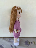 Handmade By Noha Handmade Crochet Doll Nana weight 90gr Height 30 cm