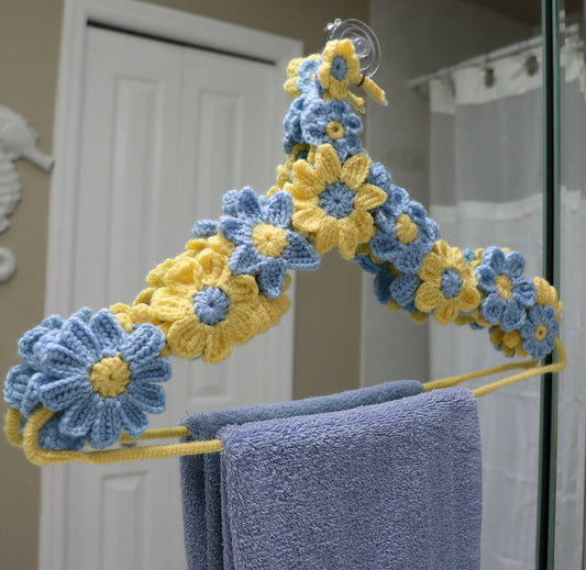 Halartizian Daisy Crochet Handmade Hanger
