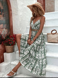 Fashion Beauty Style 7 Boho Style Layered Hem Dress For women Without Belt