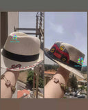 handi___made Customized Hand Painted Kids Summer Hats