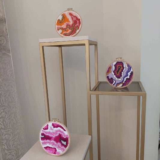 Divine Threads Handmade Set ''Cystal Thread Collection'' 3pcs / 17 cm
