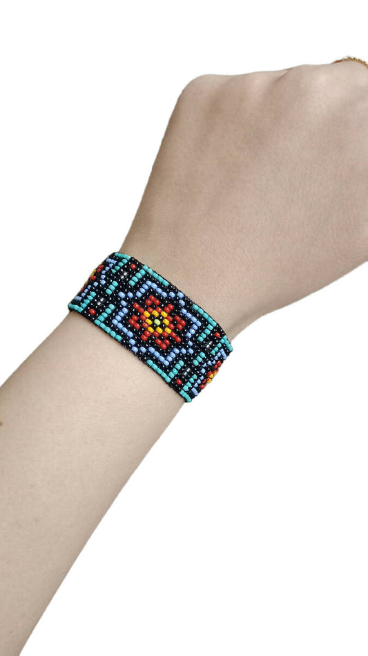 Glow By Rula Akhdar Handmade For Women Tiles Bead Bracelet