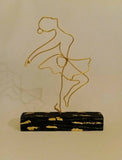 Craftline Wire Art Ballet Dancer height 21 cm, width 10cm