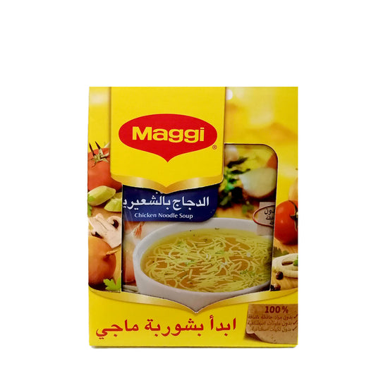 Maggi Chicken Noodle Soup 12 Sachets ماجي شوربة الدجاج بالشعيرية