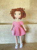 Handmade By Noha Handmade Crochet Doll Elsa Weight: 140 gram height : 40 cm