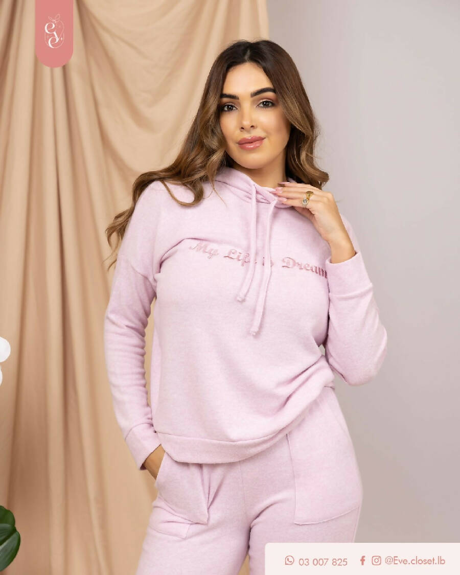 EVE.CLOSET Ladies' Pajamas With Hat