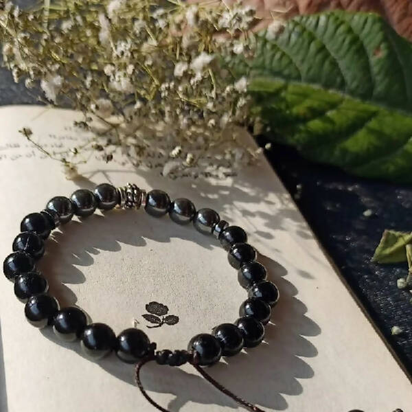 Handmade by Faten Black Bracelet